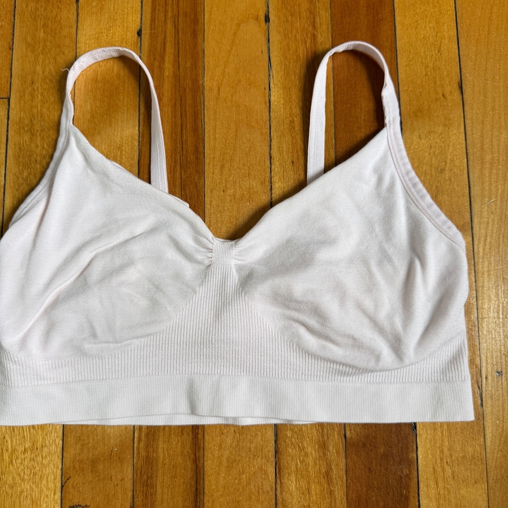 Hatch Light Pink Seamless Nursing Bralette
